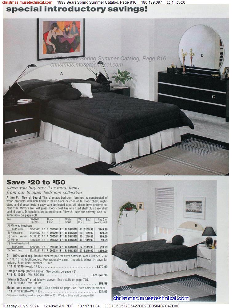 1993 Sears Spring Summer Catalog, Page 816