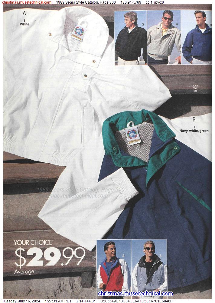 1989 Sears Style Catalog, Page 300