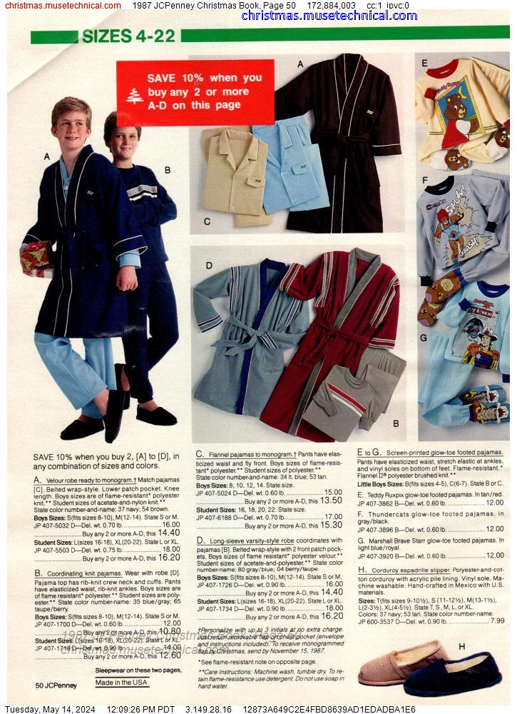 1987 JCPenney Christmas Book, Page 50