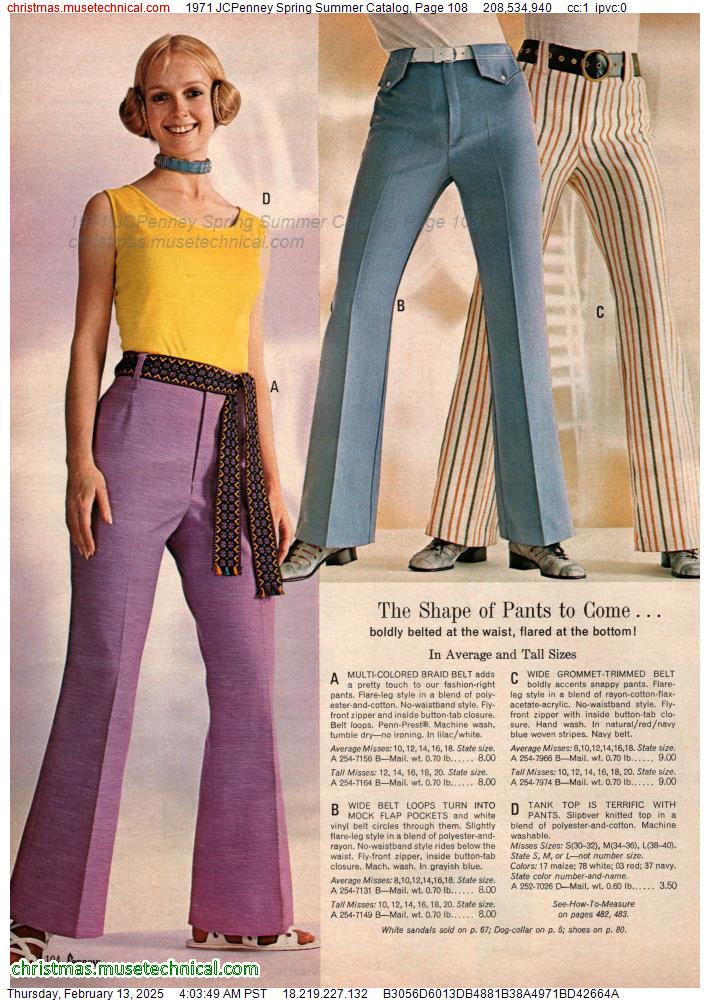 1971 JCPenney Spring Summer Catalog, Page 108