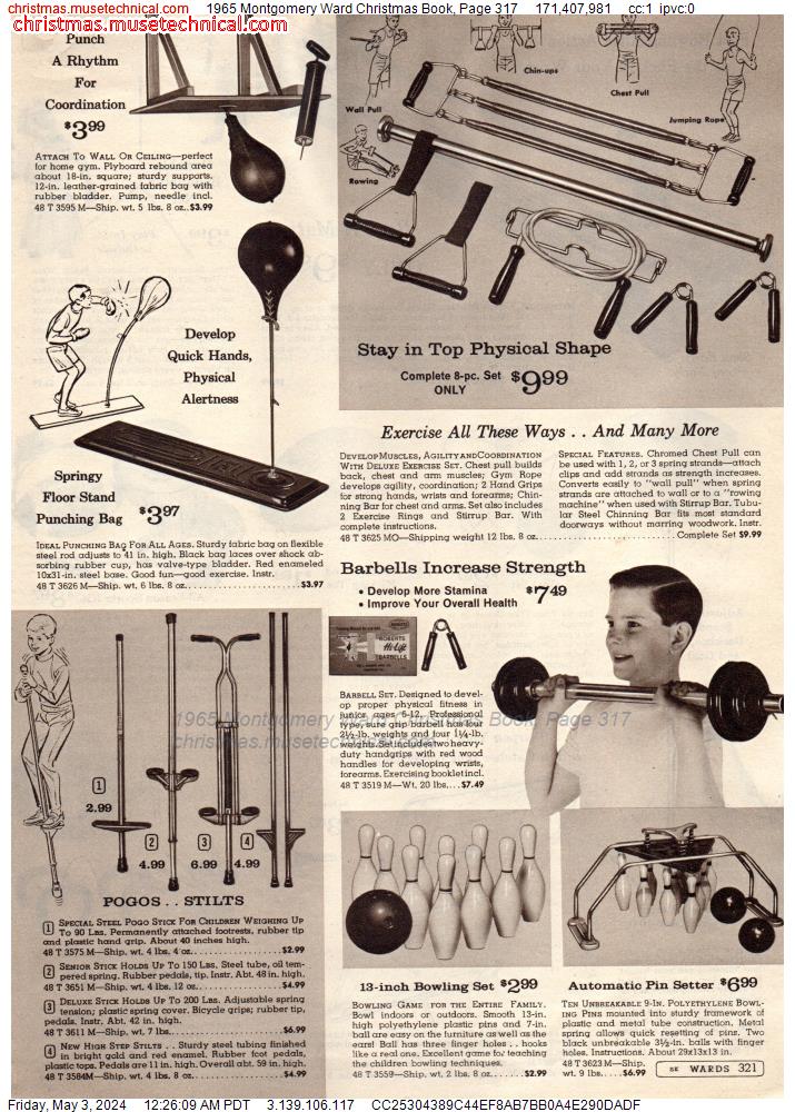 1965 Montgomery Ward Christmas Book, Page 317
