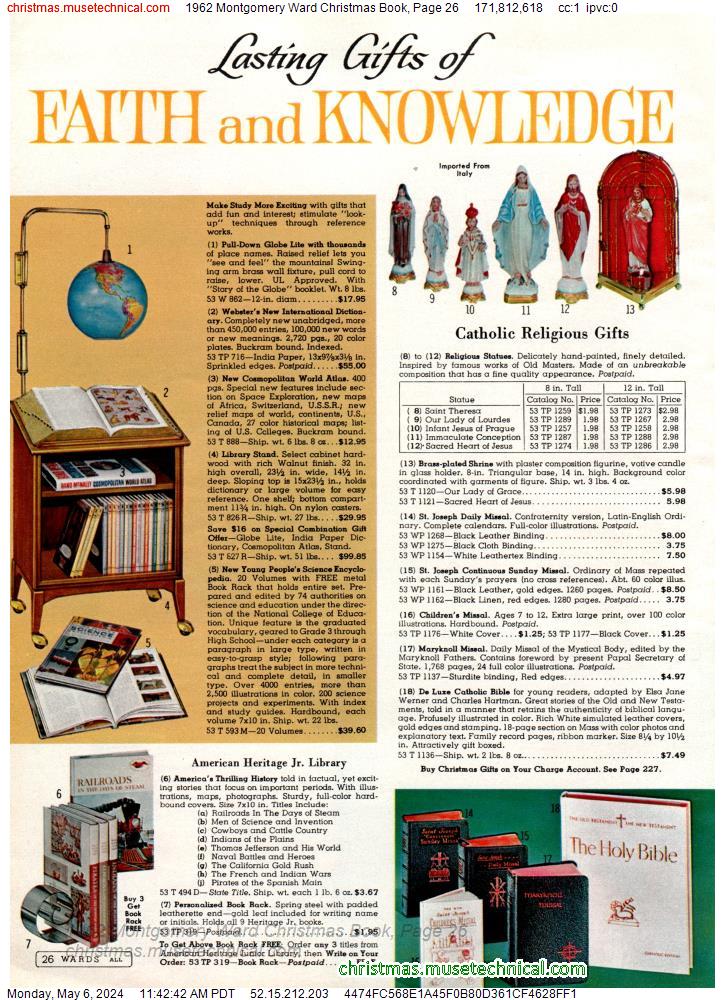 1962 Montgomery Ward Christmas Book, Page 26