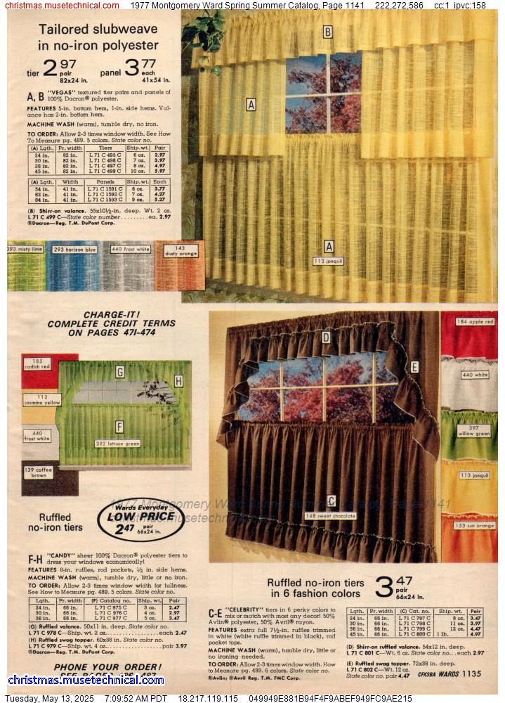 1977 Montgomery Ward Spring Summer Catalog, Page 1141