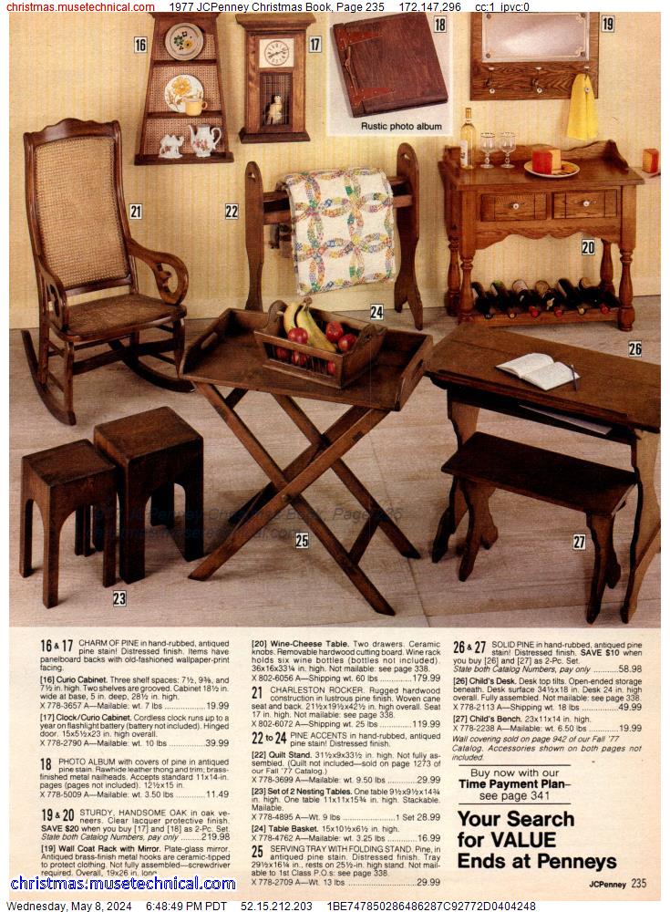 1977 JCPenney Christmas Book, Page 235