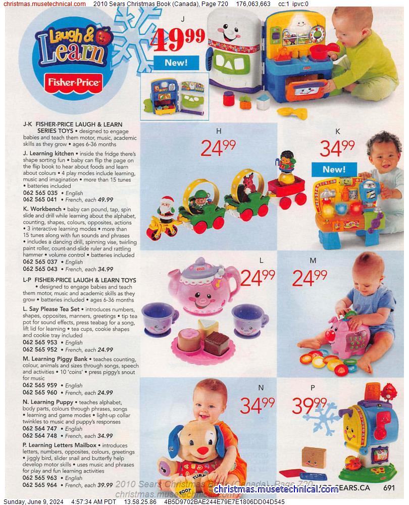 2010 Sears Christmas Book (Canada), Page 720
