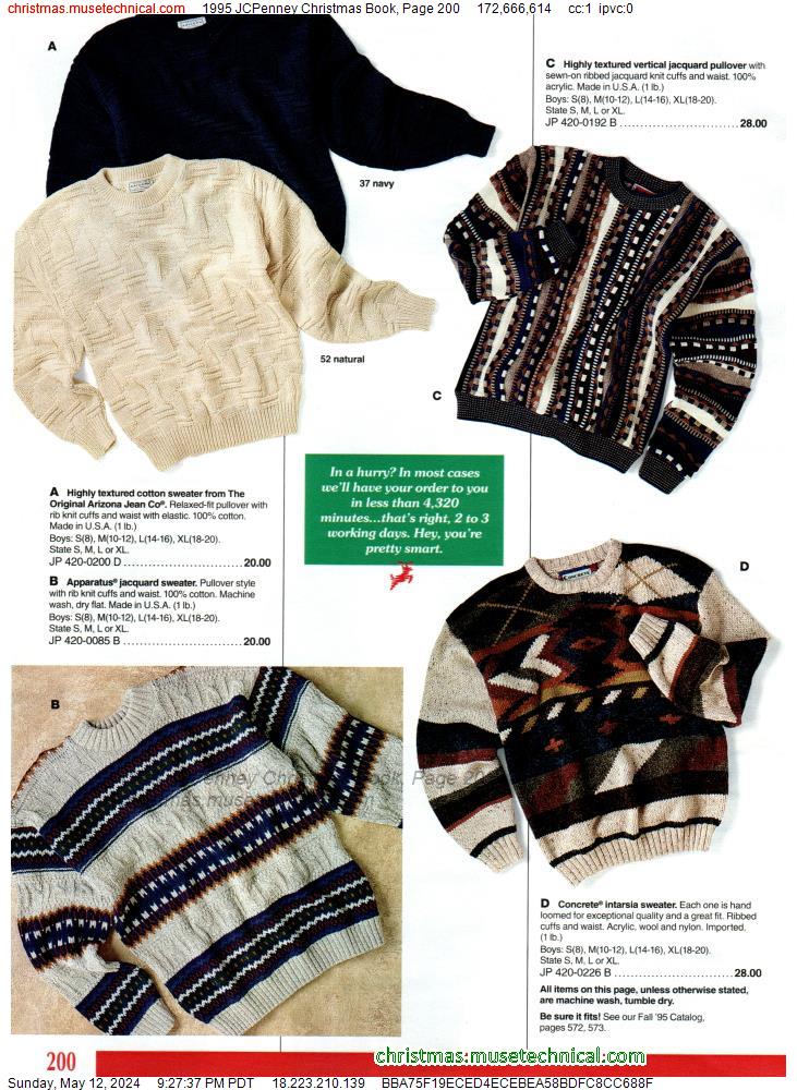 1995 JCPenney Christmas Book, Page 200