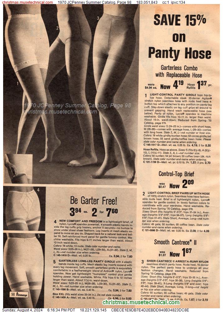 1970 JCPenney Summer Catalog, Page 98