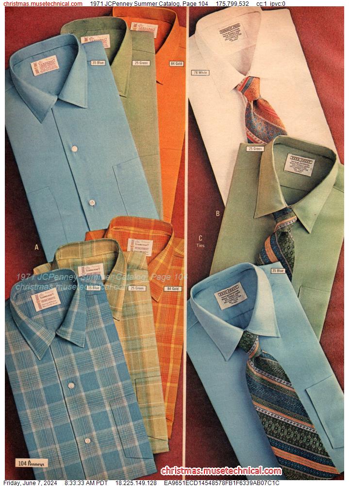 1971 JCPenney Summer Catalog, Page 104