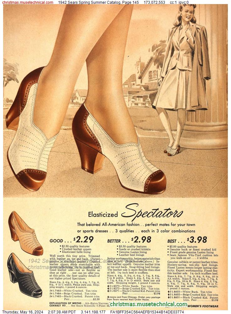 1942 Sears Spring Summer Catalog, Page 145