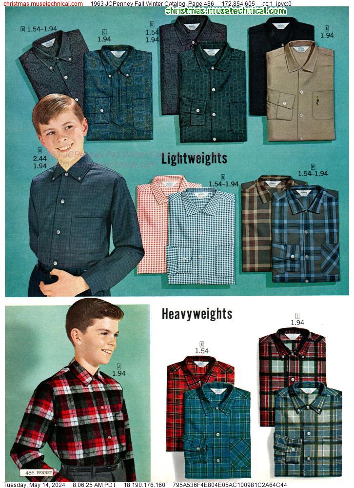1963 JCPenney Fall Winter Catalog, Page 486