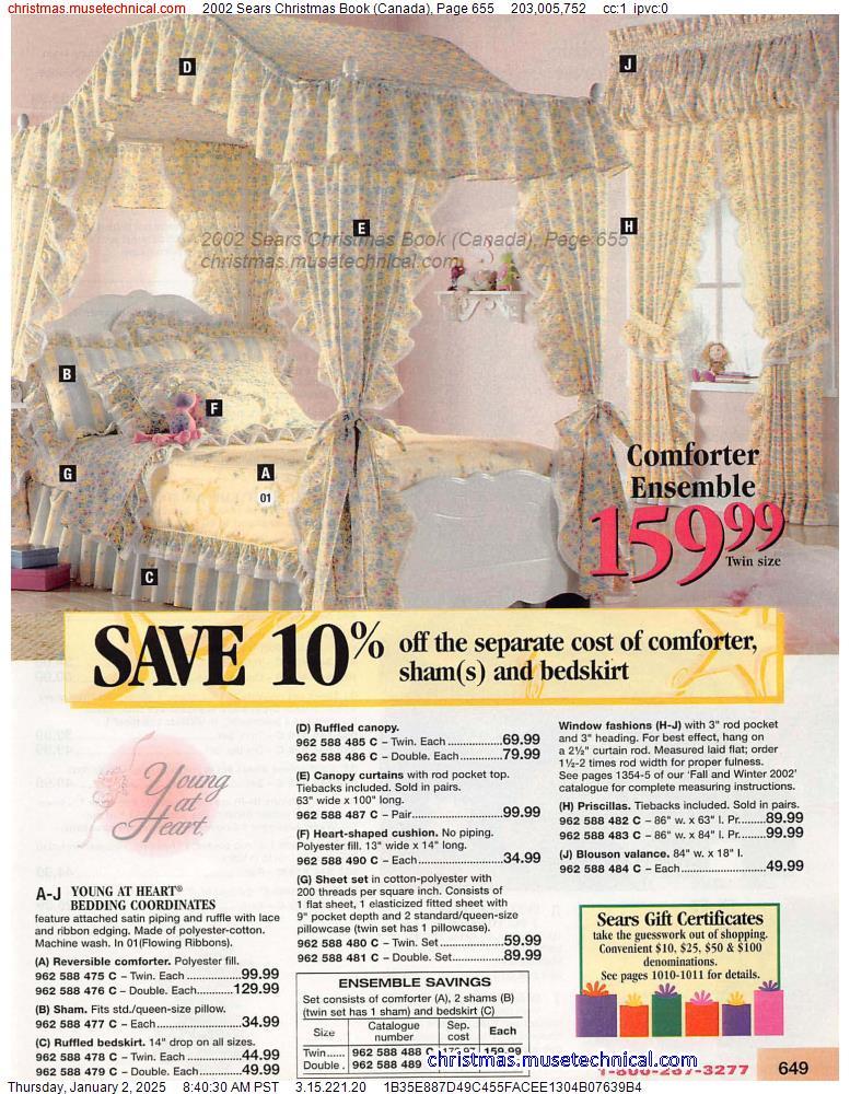 2002 Sears Christmas Book (Canada), Page 655