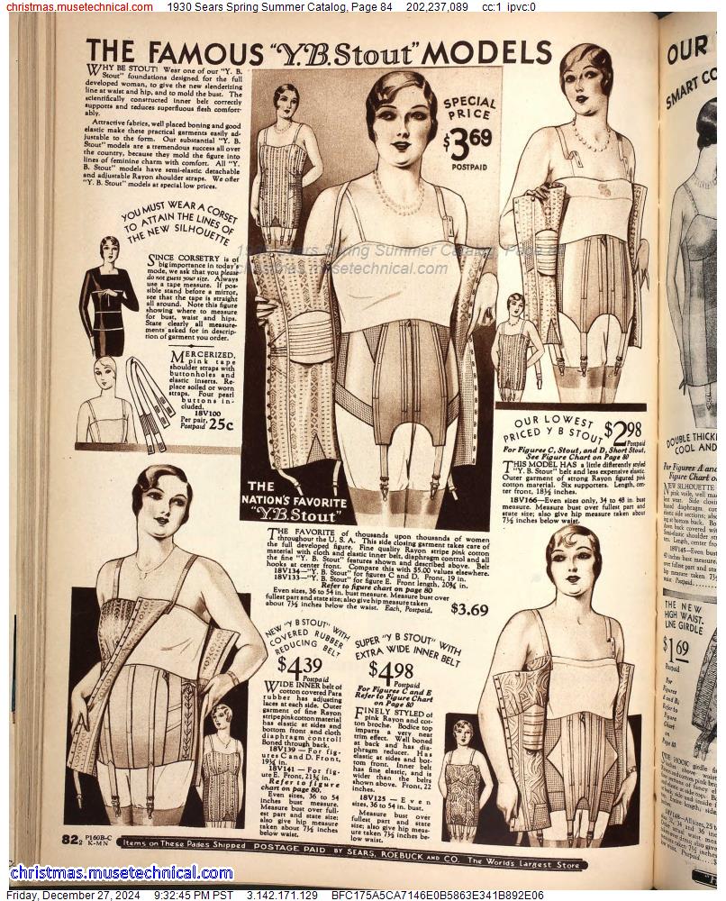 1930 Sears Spring Summer Catalog, Page 84