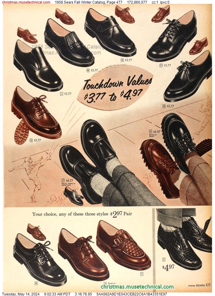 1958 Sears Fall Winter Catalog, Page 477