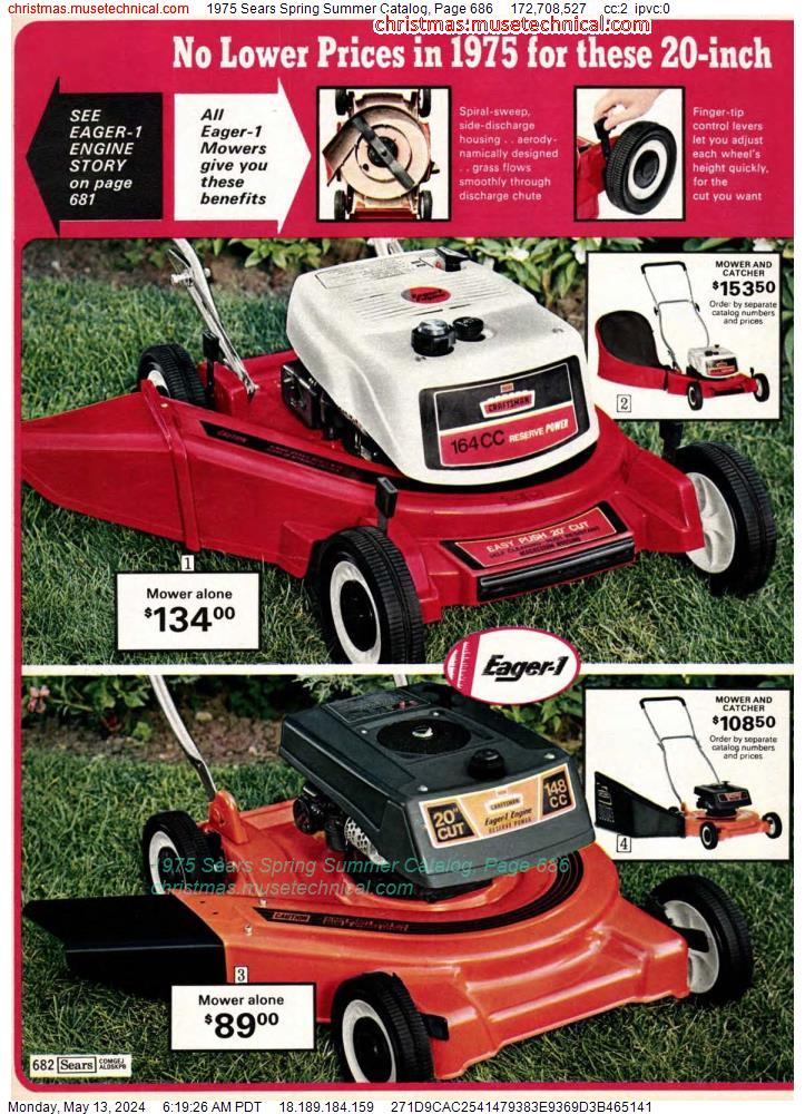 1975 Sears Spring Summer Catalog, Page 686