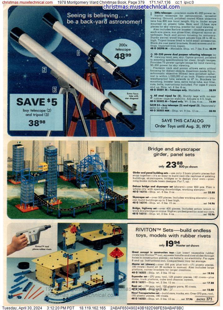 1978 Montgomery Ward Christmas Book, Page 379