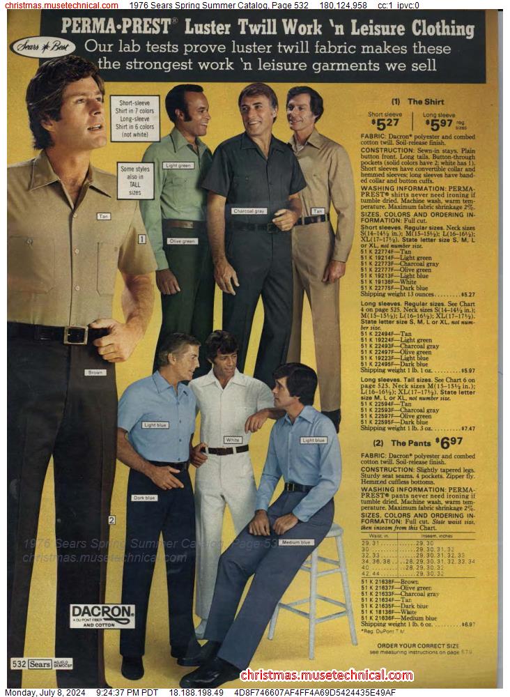 1976 Sears Spring Summer Catalog, Page 532