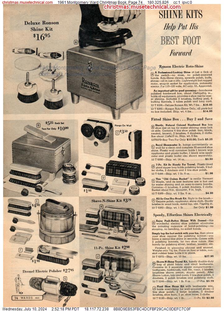 1961 Montgomery Ward Christmas Book, Page 74