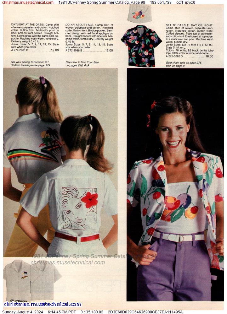 1981 JCPenney Spring Summer Catalog, Page 98