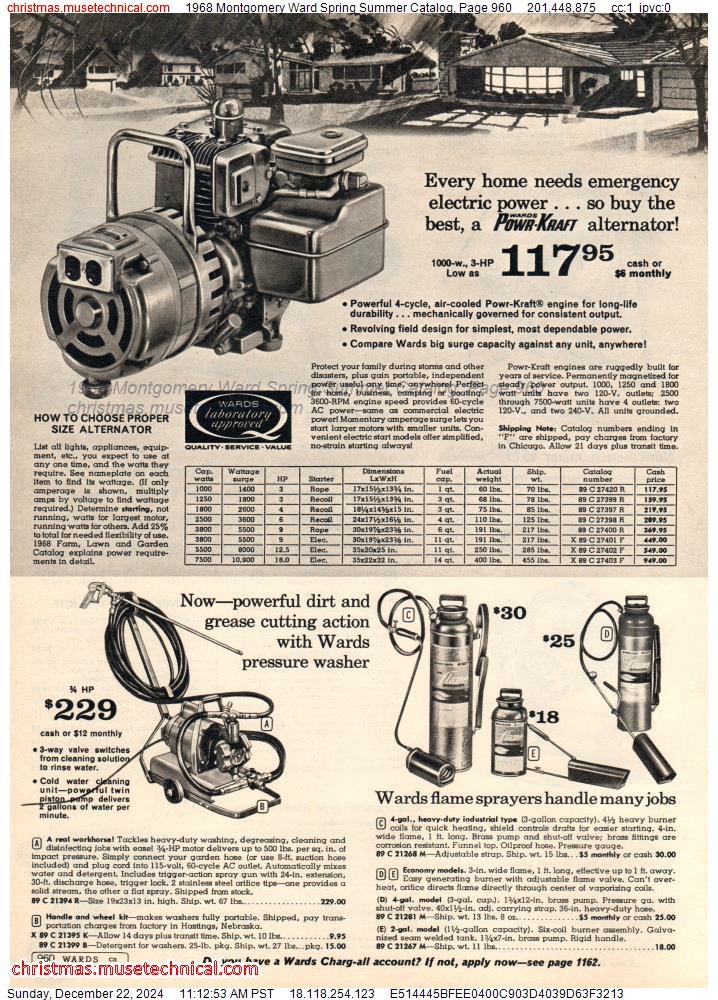 1968 Montgomery Ward Spring Summer Catalog, Page 960