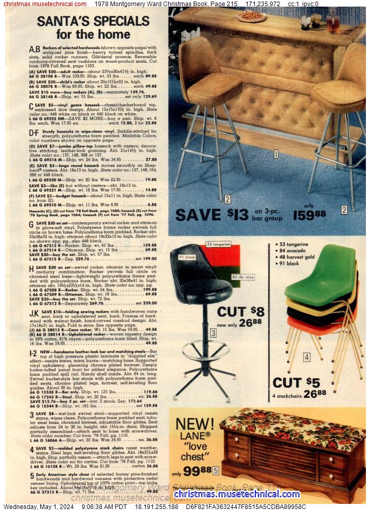 1978 Montgomery Ward Christmas Book, Page 215