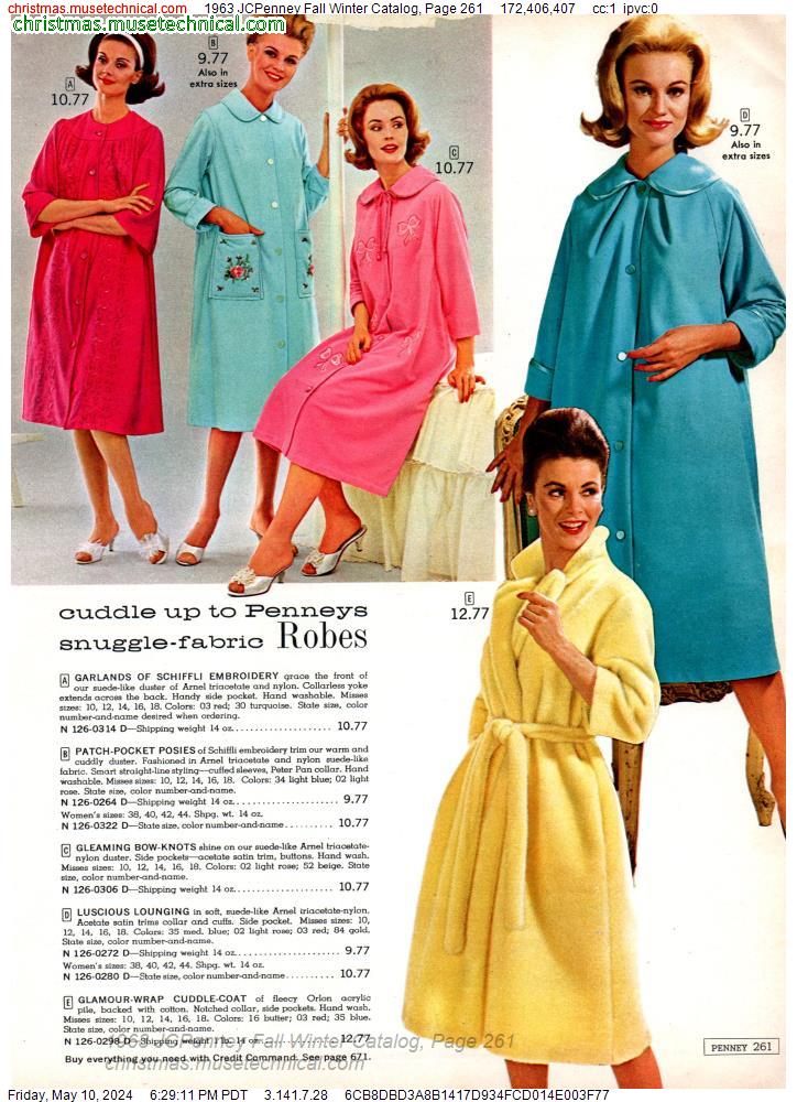 1963 JCPenney Fall Winter Catalog, Page 261