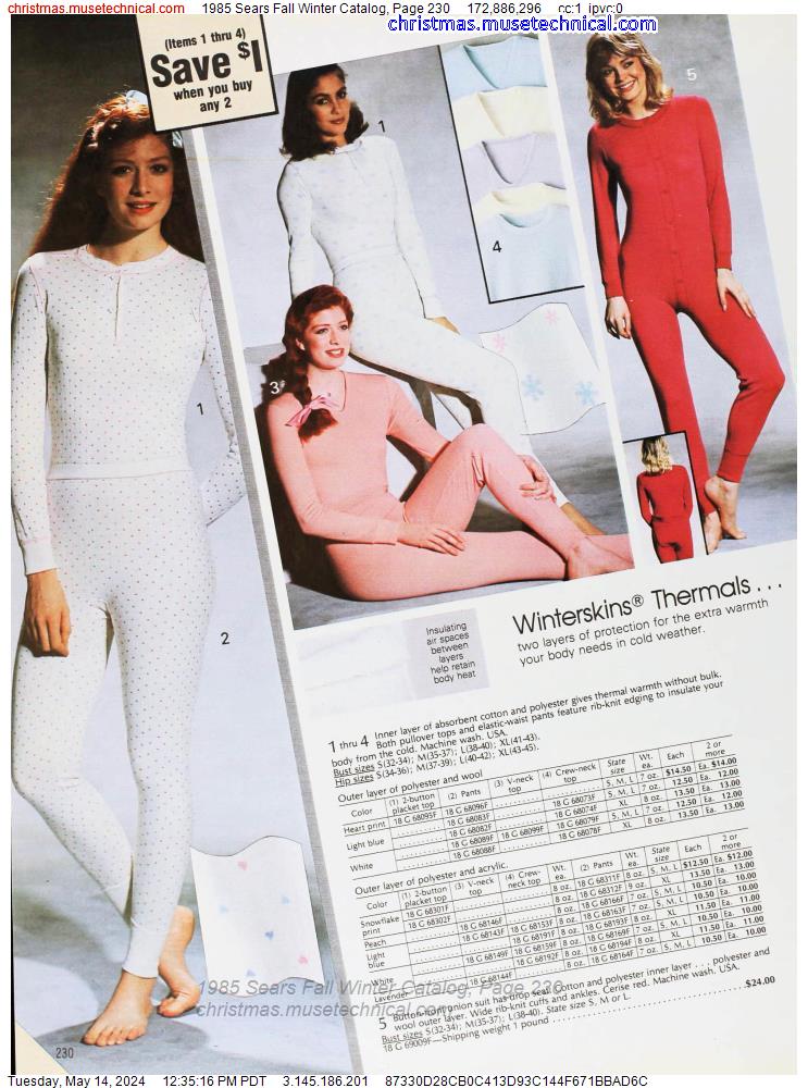 1985 Sears Fall Winter Catalog, Page 230