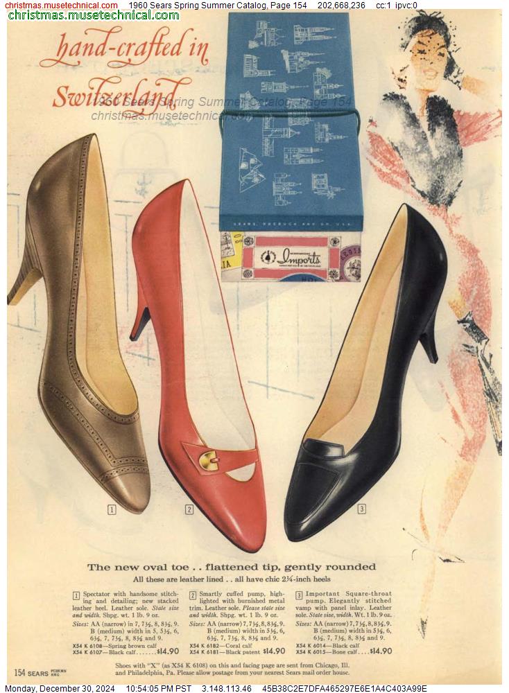 1960 Sears Spring Summer Catalog, Page 154