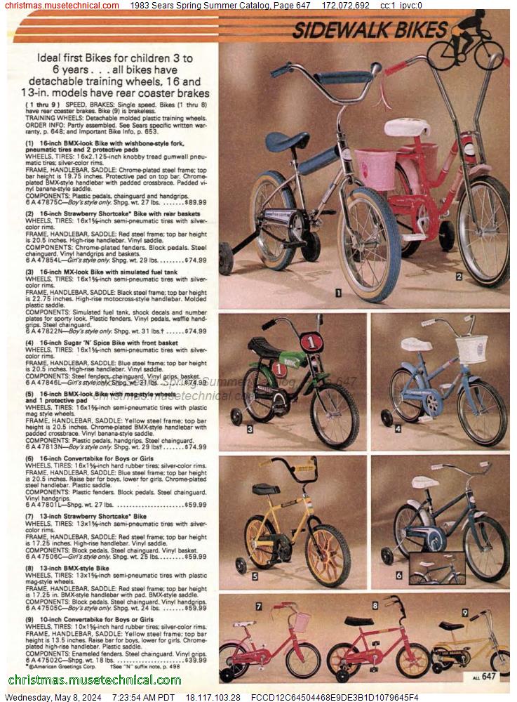 1983 Sears Spring Summer Catalog, Page 647
