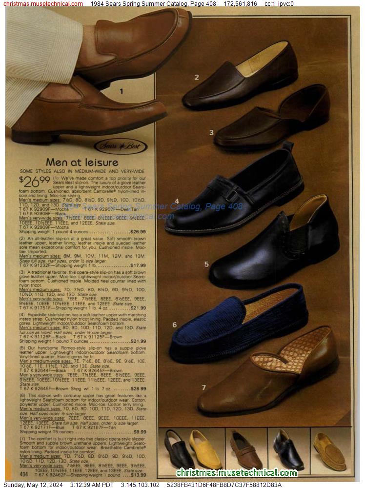1984 Sears Spring Summer Catalog, Page 408