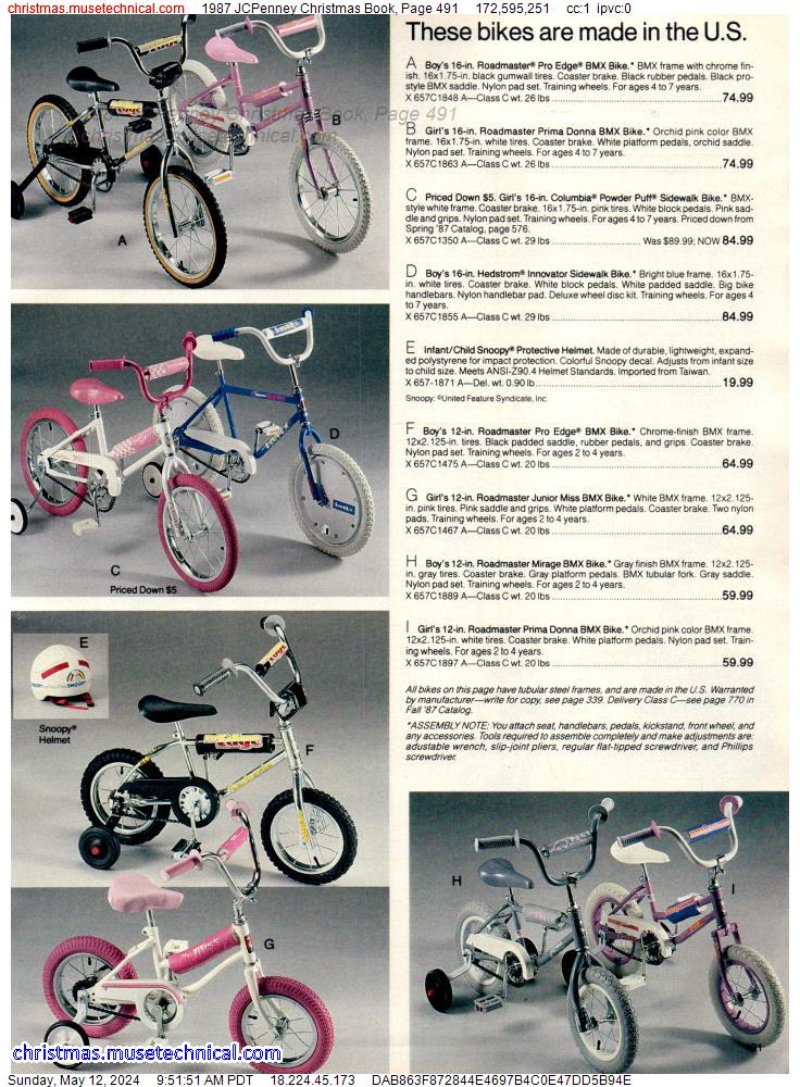 1987 JCPenney Christmas Book, Page 491