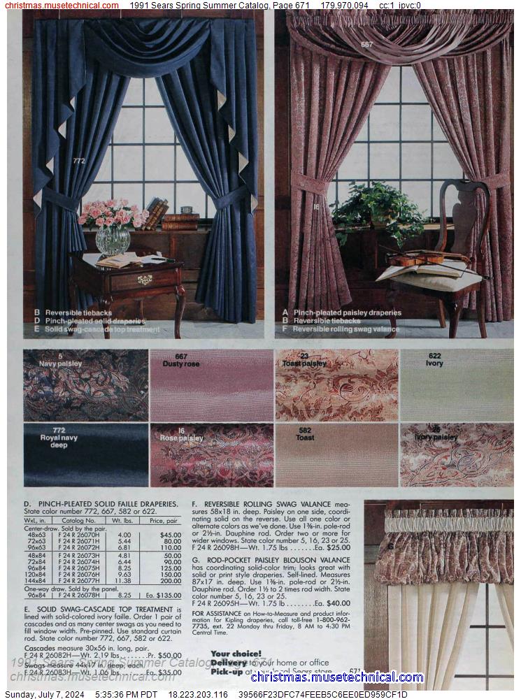 1991 Sears Spring Summer Catalog, Page 671