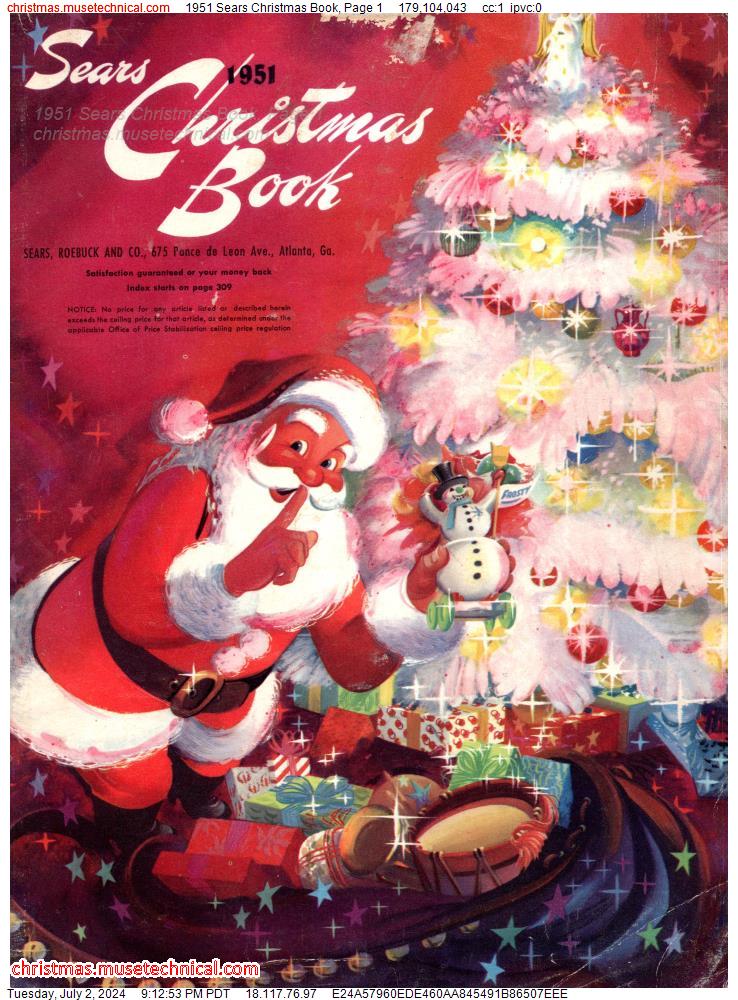 1951 Sears Christmas Book, Page 1