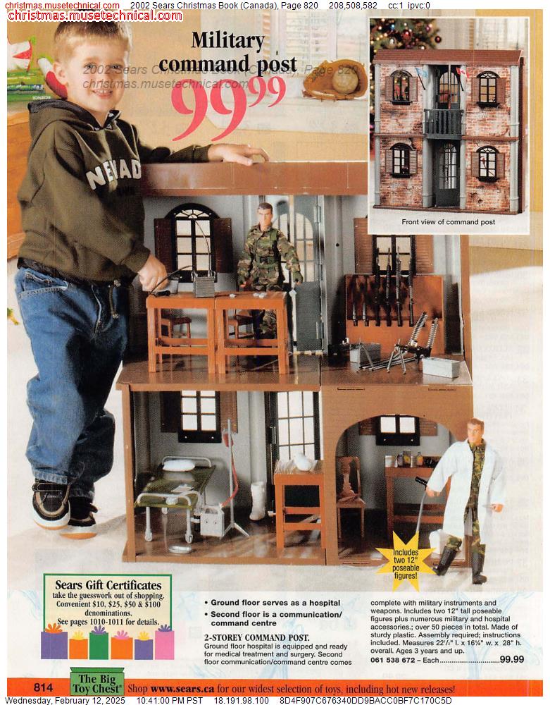 2002 Sears Christmas Book (Canada), Page 820