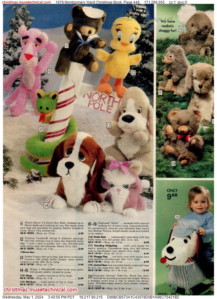 1978 Montgomery Ward Christmas Book, Page 449