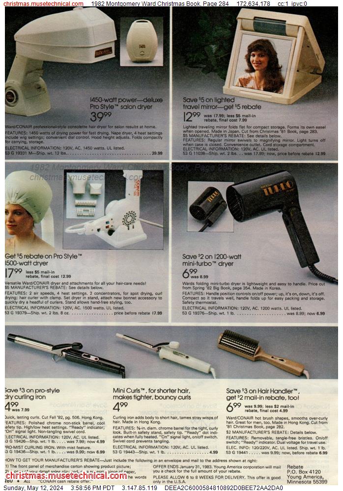 1982 Montgomery Ward Christmas Book, Page 284