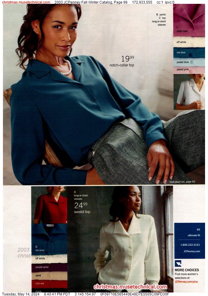 2003 JCPenney Fall Winter Catalog, Page 99