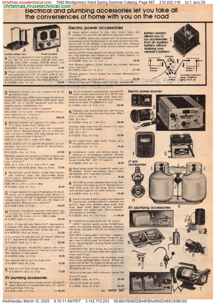 1982 Montgomery Ward Spring Summer Catalog, Page 567