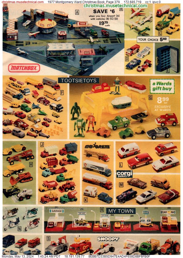 1977 Montgomery Ward Christmas Book, Page 379