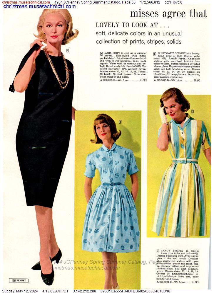 1964 JCPenney Spring Summer Catalog, Page 56