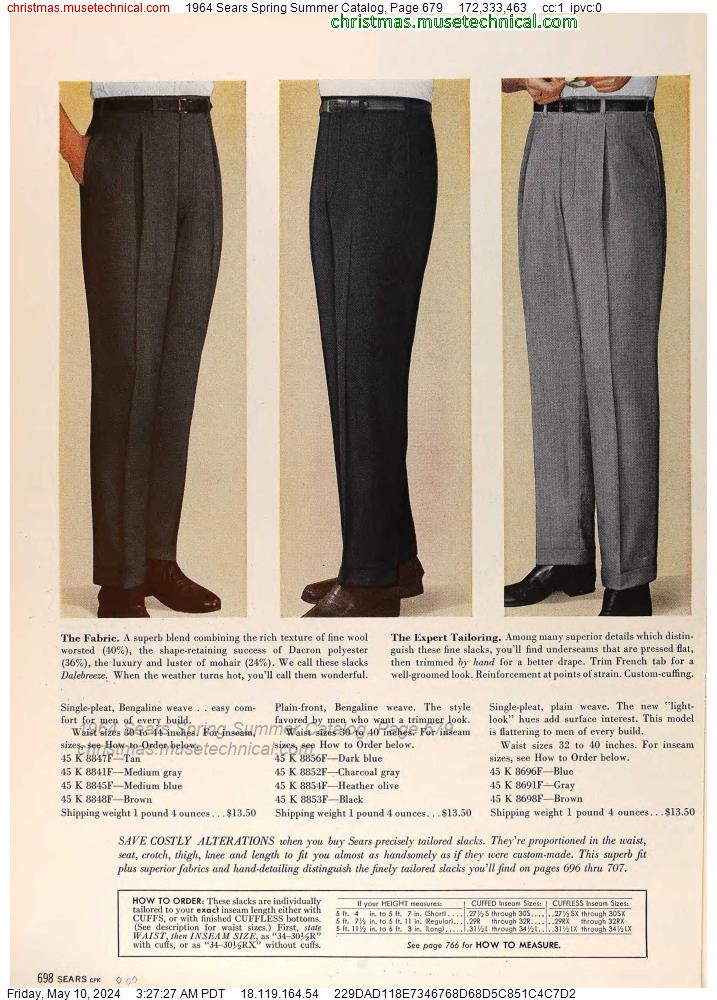 1964 Sears Spring Summer Catalog, Page 679