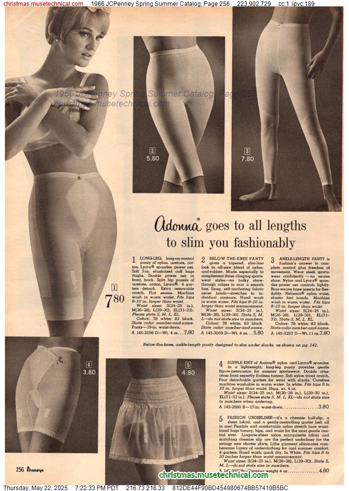 1966 JCPenney Spring Summer Catalog, Page 256