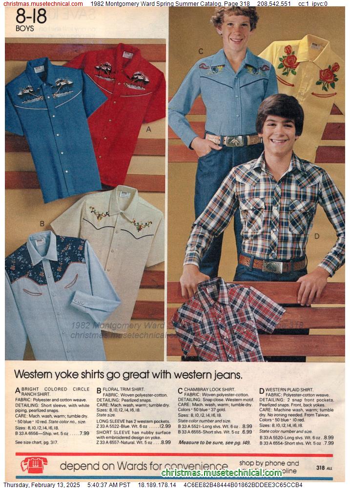 1982 Montgomery Ward Spring Summer Catalog, Page 318