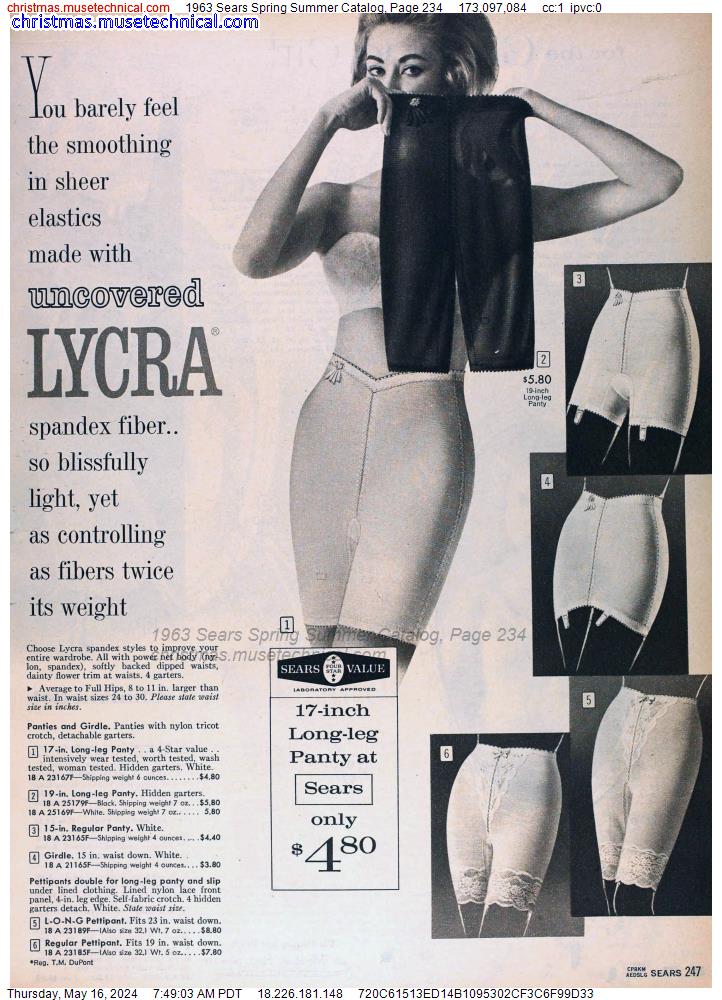 1963 Sears Spring Summer Catalog, Page 234