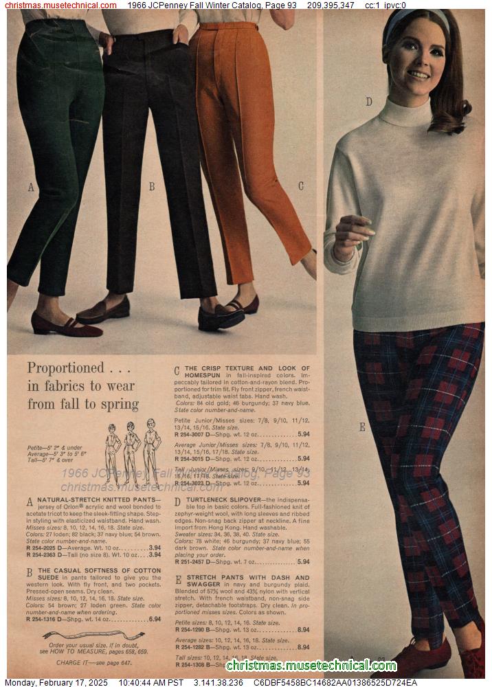 1966 JCPenney Fall Winter Catalog, Page 93