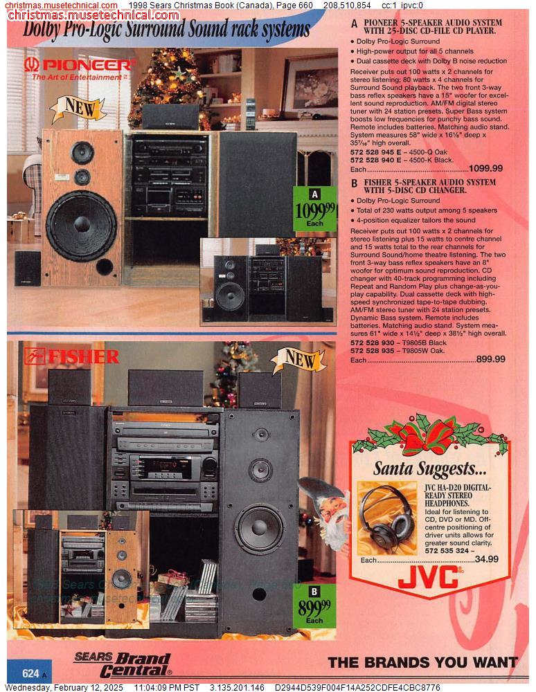 1998 Sears Christmas Book (Canada), Page 660