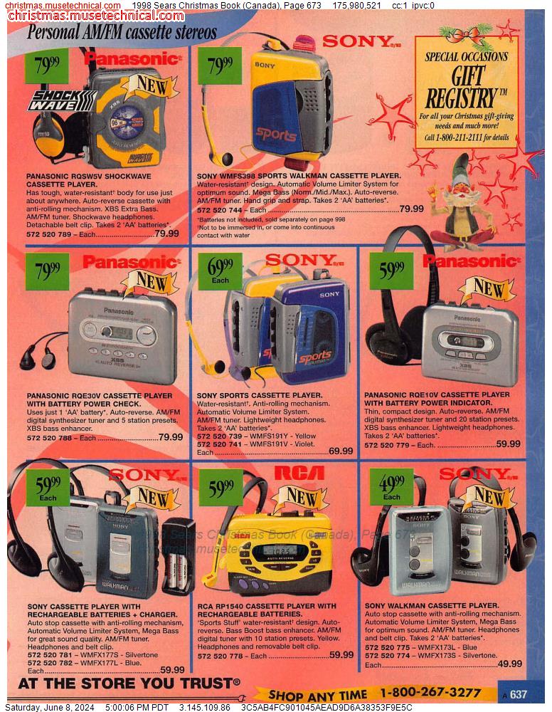 1998 Sears Christmas Book (Canada), Page 673