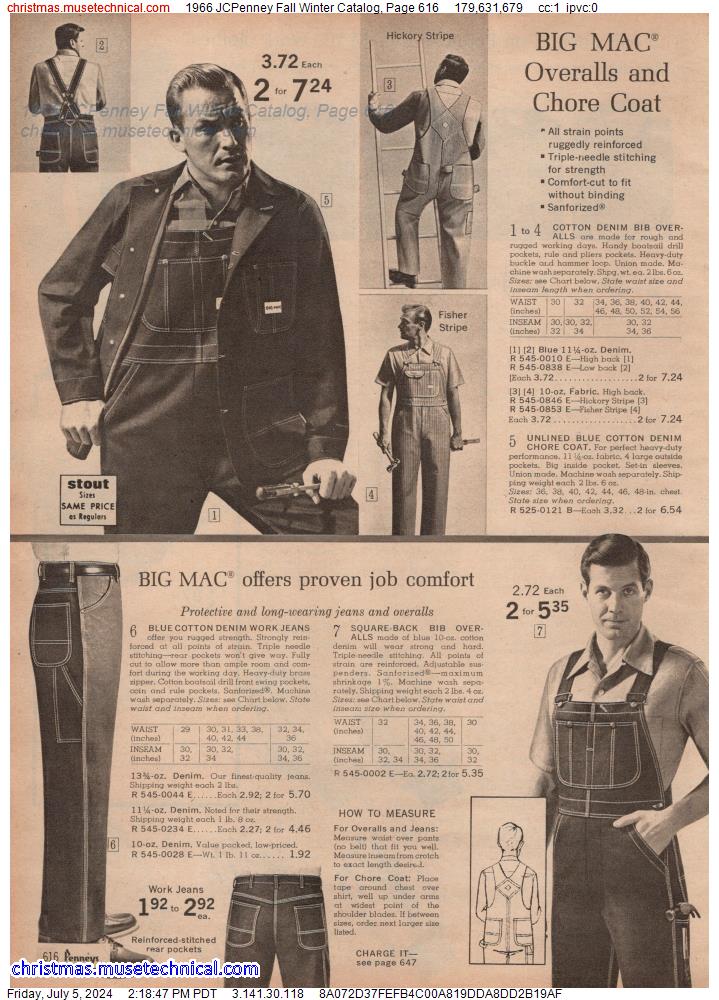 1966 JCPenney Fall Winter Catalog, Page 616