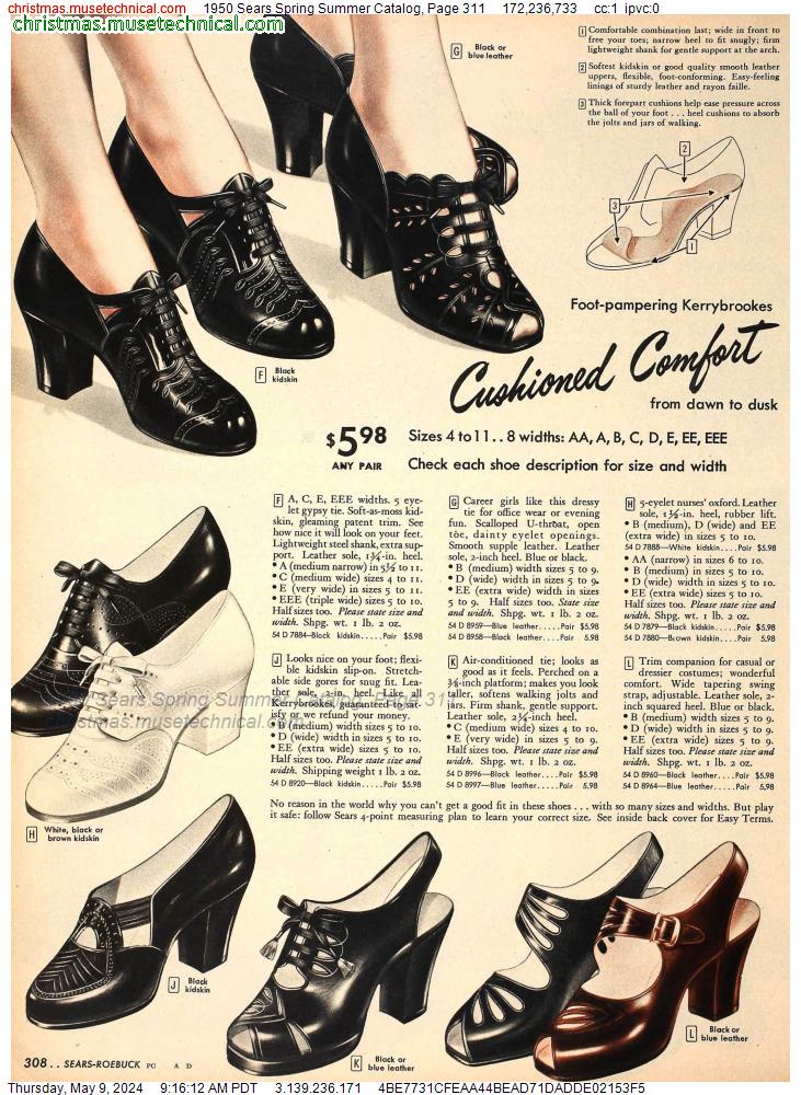 1950 Sears Spring Summer Catalog, Page 311