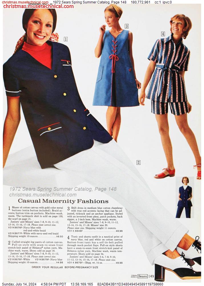 1972 Sears Spring Summer Catalog, Page 148