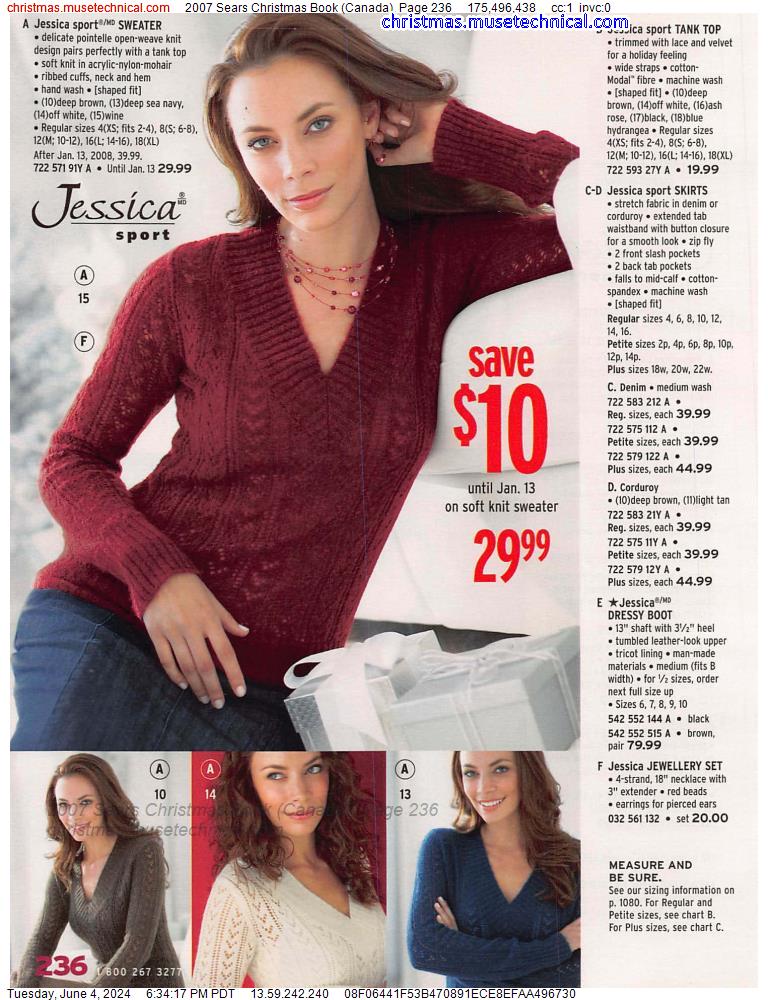 2007 Sears Christmas Book (Canada), Page 236